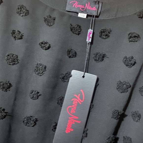 Elegant Black Long Sleeve Dress by Hanna Nikole - Picture 2 of 5